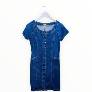 EUC The Territory Ahead Denim Shirt Sleeve Button Down Dress